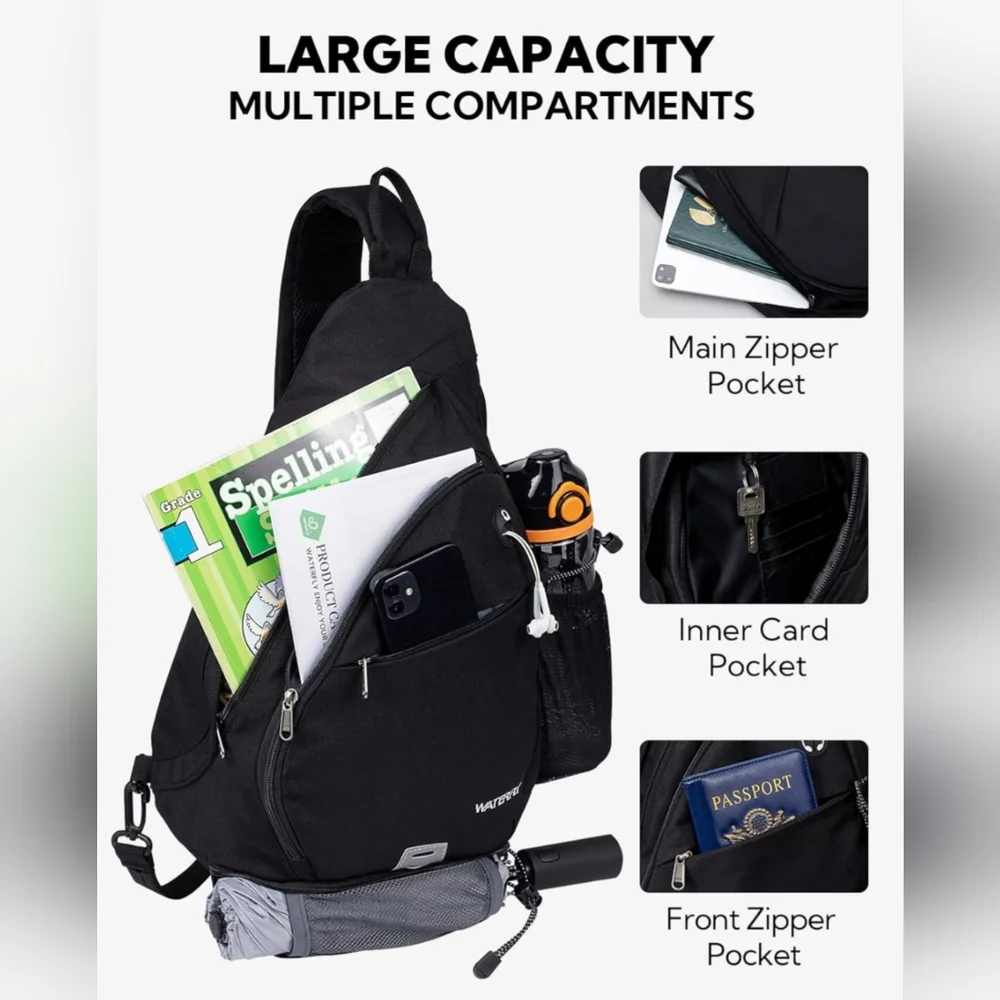 Waterfly Sling Bag Crossbody Backpack